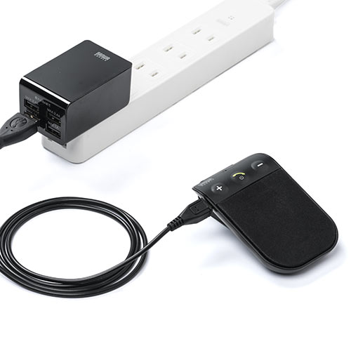 車載Bluetoothハンズフリーキット（iPhone・スマートフォン対応・振動検知搭載・通話・音楽対応）