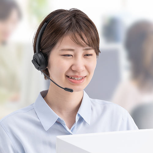 Bluetoothヘッドセット 片耳 オーバーヘッド型 マイク ミュート機能 クレードルつき ハンズフリー ワイヤレスヘッドセット