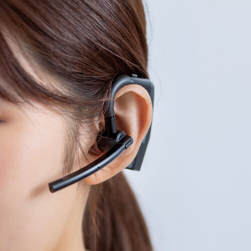 Bluetoothヘッドセット（片耳・オープンイヤー・デュアルマイク・ノイズキャンセル・両耳対応・マルチポイント・USB-C充電・apt-X・HD・無線・ワイヤレス）