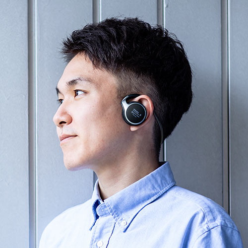 ヘッドセット（Bluetooth・ネックバンド型・軽量・外付けマイク
