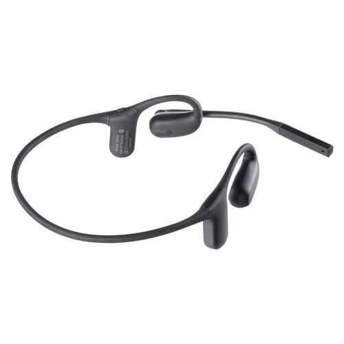 Bluetoothヘッドセット（オープンイヤー・単一指向性マイク・クレードル 充電台・ENCノイズキャンセル・無線・軽量・通話・ブラック）