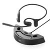 Bluetoothヘッドセット（オープンイヤー・単一指向性マイク・クレードル 充電台・ENCノイズキャンセル・無線・軽量・通話・ブラック）