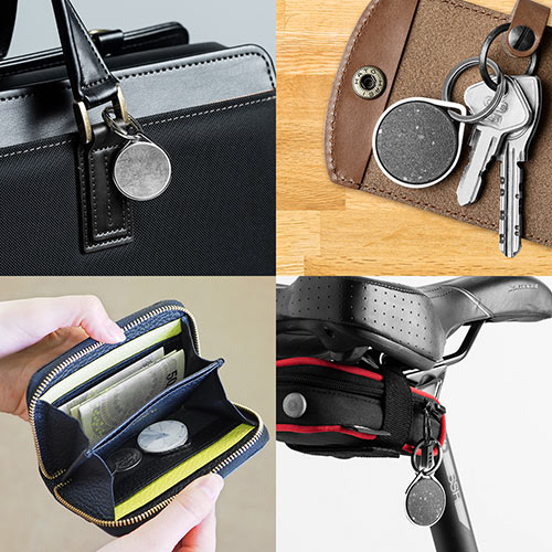 スマートタグ（biblle LiTE ・忘れ物防止・紛失防止・電池式・IP66・見守り・探し物・鍵・スマホ・ブラック）