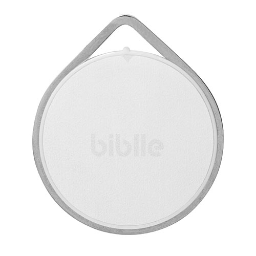スマートタグ（biblle LiTE ・忘れ物防止・紛失防止・電池式・IP66・見守り・探し物・鍵・スマホ・ホワイト）