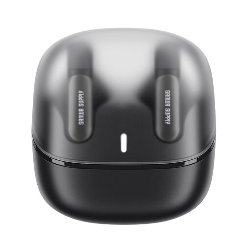 イヤーカフ イヤホン（完全ワイヤレス・オープンイヤー型・Bluetooth 5.3・左右非対称・最大24時間・マイク通話・耳挟み式・ながら聴き・小型・軽量・IPX4・ブラック）