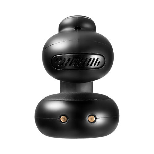 イヤーカフ イヤホン（完全ワイヤレス・オープンイヤー型・Bluetooth 5.3・左右非対称・最大24時間・マイク通話・耳挟み式・ながら聴き・小型・軽量・IPX4・ブラック）