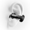 イヤーカフ イヤホン（完全ワイヤレス・オープンイヤー型・Bluetooth 5.3・左右非対称・最大24時間・マイク通話・耳挟み式・ながら聴き・小型・軽量・IPX4・ブラック）