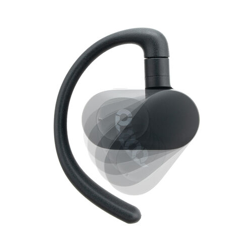 オープンイヤー ワイヤレスイヤホン（Bluetooth6.1・耳掛け・上下左右調整・マイク通話・耳を塞がない・音漏れ防止・ながら聴き・最大32時間音楽再生・角度調整・ヘッドセット・ブラック）