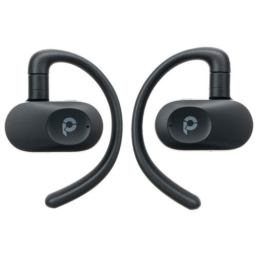 オープンイヤー ワイヤレスイヤホン（Bluetooth6.1・耳掛け・上下左右調整・マイク通話・耳を塞がない・音漏れ防止・ながら聴き・最大32時間音楽再生・角度調整・ヘッドセット・ブラック）