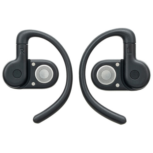オープンイヤー ワイヤレスイヤホン（Bluetooth6.1・耳掛け・上下左右調整・マイク通話・耳を塞がない・音漏れ防止・ながら聴き・最大32時間音楽再生・角度調整・ヘッドセット・ブラック）