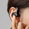 オープンイヤー ワイヤレスイヤホン（Bluetooth6.1・耳掛け・上下左右調整・マイク通話・耳を塞がない・音漏れ防止・ながら聴き・最大32時間音楽再生・角度調整・ヘッドセット・ブラック）