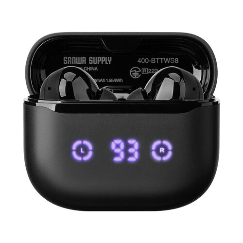 完全ワイヤレスイヤホン（ノイズキャンセリング・Bluetooth5.4・ANC・イヤーピース4種類・最大24時間再生・IPX4・外音取り込み）