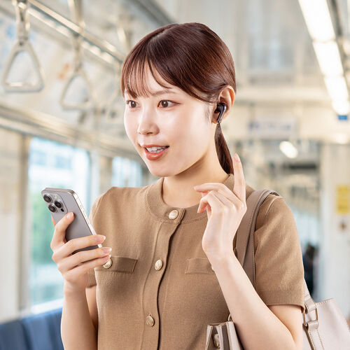 完全ワイヤレスイヤホン（ノイズキャンセリング・Bluetooth5.4・ANC・イヤーピース4種類・最大24時間再生・IPX4・外音取り込み）