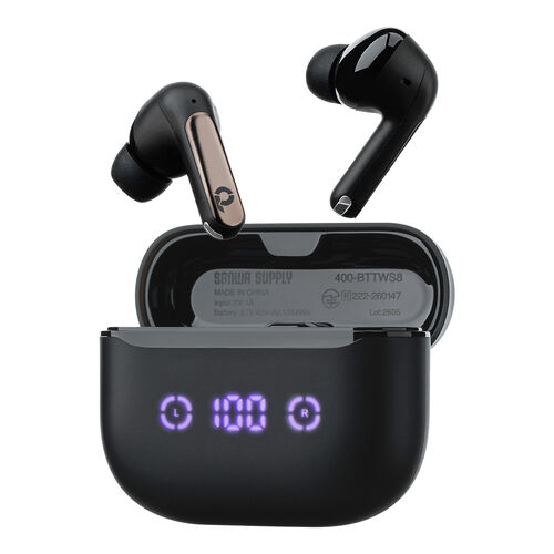 完全ワイヤレスイヤホン（ノイズキャンセリング・Bluetooth5.4・ANC・イヤーピース4種類・最大24時間再生・IPX4・外音取り込み）