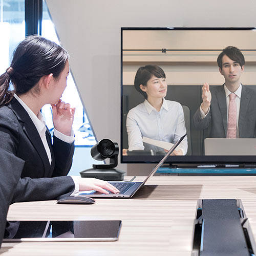 Webカメラ（広角・マイク・USB・リモコン・自動追尾・Zoom・Skype・会議・テレワーク）