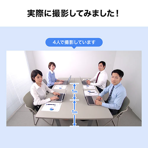 Webカメラ（広角・USB・高画質・200万画素・三脚対応・レンズカバー・会議・Zoom・Skype）