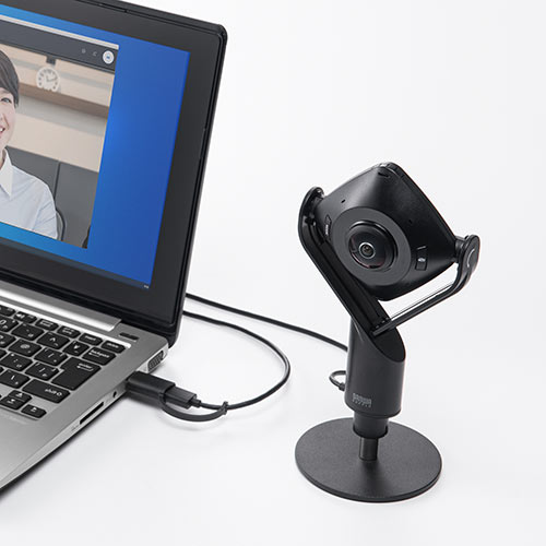 ウェブカメラ3点セット Amazon.co.jp: サンワダイレクト 360度Webカメラ ノイズ軽減