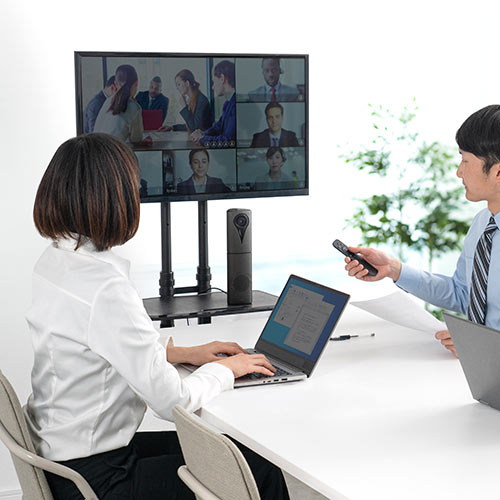 Webカメラ（広角・USB・マイク・スピーカー・ズーム・3倍・リモコン