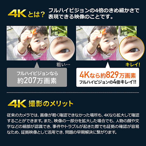 トレイルカメラ｜防犯・動物・小型・4K・夜間12m撮影・防水・長時間待機