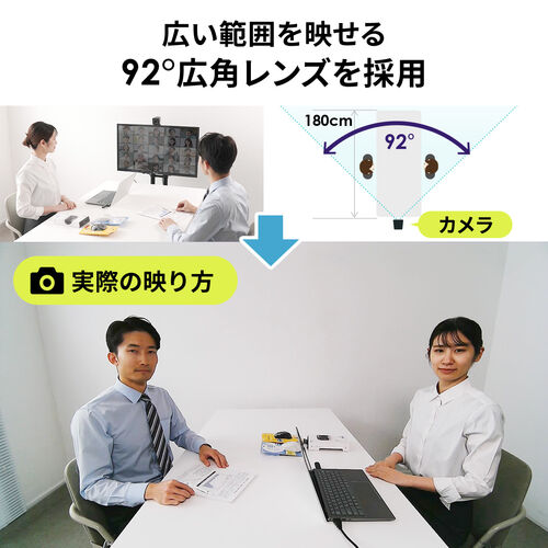 Webカメラ｜高画質・ワイヤレス・広角・簡単接続・会議用