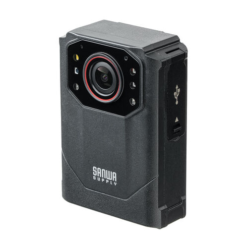 ボディカメラ（防水規格IP68・赤外線暗視対応・200万画素・3200×1800・マグネット取付・クリップ取付・広角140度）