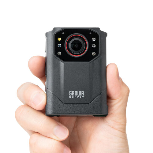 ボディカメラ（防水規格IP68・赤外線暗視対応・200万画素・3200×1800・マグネット取付・クリップ取付・広角140度）