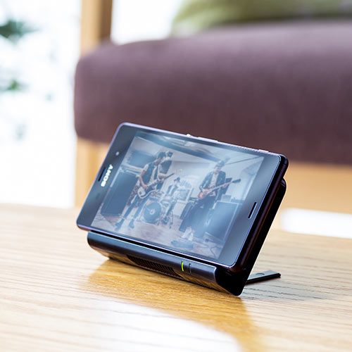 スマホ冷却(スマホクーラー・瞬間冷却・コンパクト・充電式・ペルチェ素子・静音・スタンド付き・角度調整・おすすめ・ブラック） CLN029