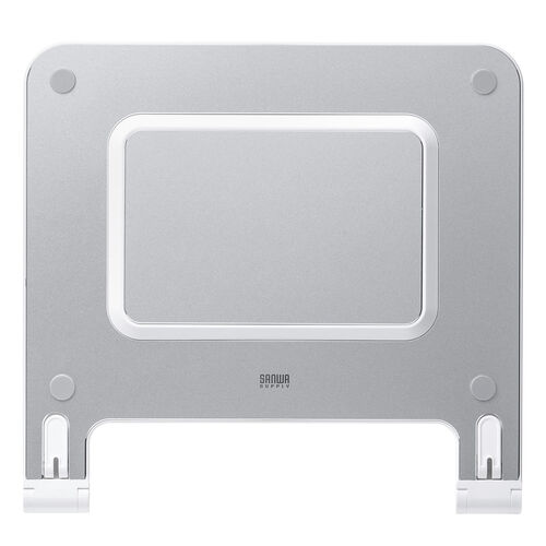 ノートパソコンクーラー（瞬間冷却・アルミ・ペルチェ素子・15.6インチ対応・USB給電・6段階角度調節・ストッパー付き・ホワイト）