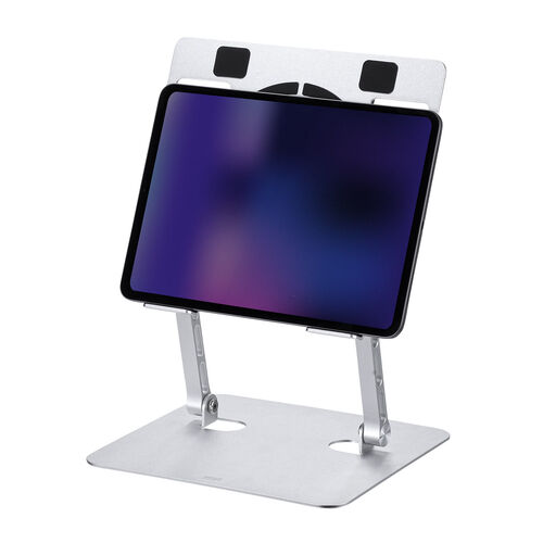 ノートパソコンクーラー スタンド 静音 無段階 角度調節 高さ調整 アルミ製 冷却台 15.6インチ対応 USB給電 大型ファン 卓上 折りたたみ