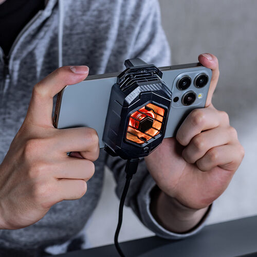 スマホ冷却（最強・スマホクーラー・ハイエンドモデル・ペルチェ素子・クリップ固定・コンパクト・軽量・冷却ファン・タイプC・PD給電・三脚対応・おすすめ・iPhone・Android） CLN035