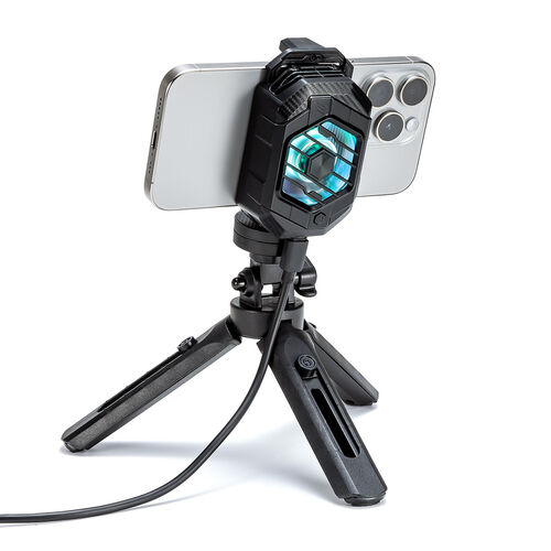 スマホ冷却（最強・スマホクーラー・ハイエンドモデル・ペルチェ素子・クリップ固定・コンパクト・軽量・冷却ファン・タイプC・PD給電・三脚対応・おすすめ・iPhone・Android） CLN035