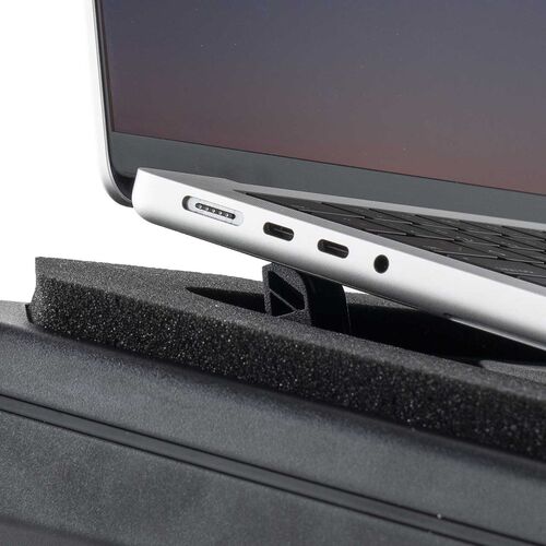 ノートパソコンクーラー（ターボファン・冷却台・超強力・無段階風量調整・角度調整・USBハブ・最強・12-19インチ対応・ゲーミング・エンコード・ブラック）