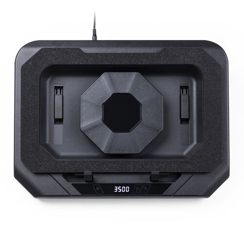 ノートパソコンクーラー（ターボファン・冷却台・超強力・無段階風量調整・角度調整・USBハブ・最強・12-19インチ対応・ゲーミング・エンコード・ブラック）