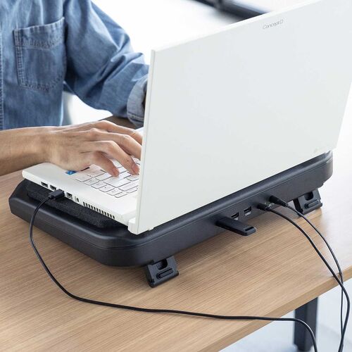 ゲーミングノートパソコンクーラー ICコア冷却パッド 高度なターボファン Amazon.co.jp: Zacooraラップトップ冷却パッド|強力なターボ