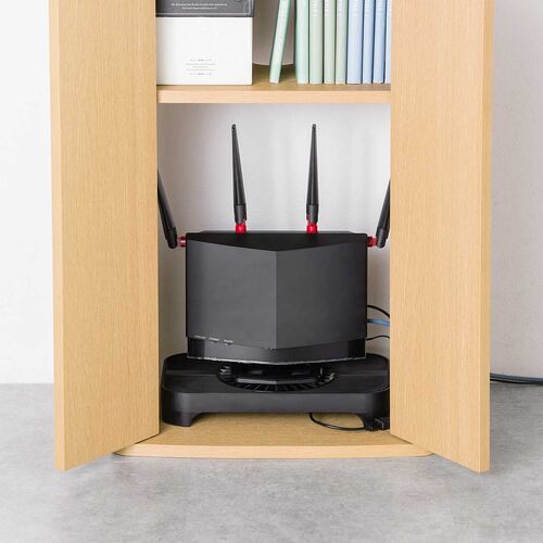 ルーター冷却スタンド｜静音USBファン・HDD/SSD対応・ドッキングステーション