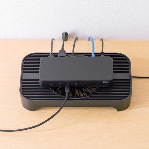 ルーター冷却スタンド｜静音USBファン・HDD/SSD対応・ドッキング