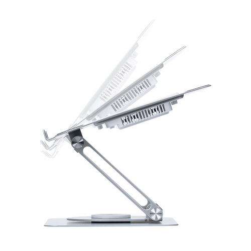 ノートパソコンクーラー（ペルチェ・冷却台・17インチ対応・USB PD給電・無段階角度調整・冷却位置調整）