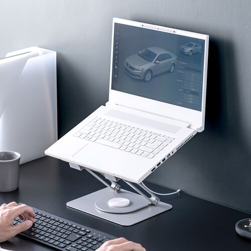 ノートパソコンクーラー（ペルチェ・冷却台・17インチ対応・USB PD給電・無段階角度調整・冷却位置調整）