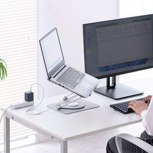 ノートパソコンクーラー（ペルチェ・冷却台・17インチ対応・USB PD給電・無段階角度調整・冷却位置調整）