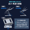 ノートパソコンクーラー（ペルチェ・冷却台・17インチ対応・USB PD給電・無段階角度調整・冷却位置調整）