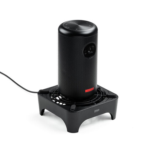 ホームルーター冷却ファン（冷却クーラー・熱対策・静音・超小型・USBファン・オンオフスイッチ・ミニPC・HDD・冷却スタンド・12cmファン・長時間稼働・冷却台・コンパクト・ブラック）