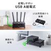小型冷却ファン（置くだけ自動認識・センサー付き・冷却クーラー・熱対策・静音・USBファン・オンオフスイッチ・ルーター・冷却スタンド・9cmファン×2・長時間稼働・冷却台・コンパクト・ブラック）