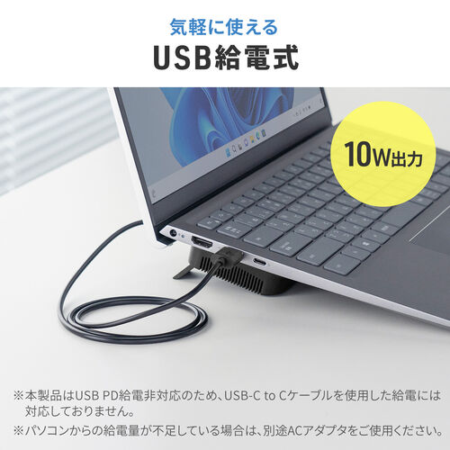 【アウトレット】ペルチェ冷却クーラー（小型・タブレット /ノートパソコンクーラー・冷却台・17インチ対応・USB給電・静音・角度調整・スタンド付き・ブラック）