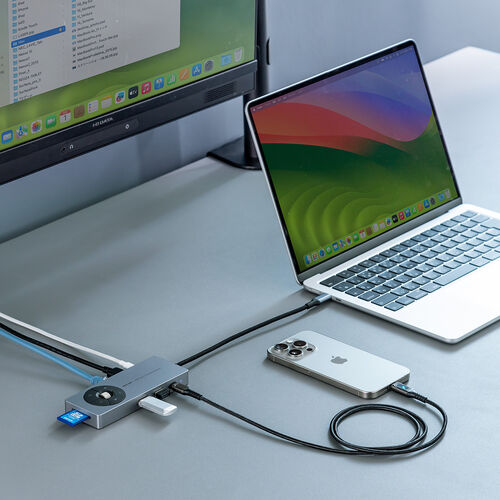 ドッキングステーション（タイプCハブ・メディアコントローラー付き