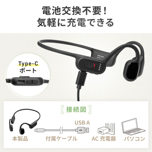 集音器（骨伝導・両耳・かんたん操作・左右音量調整・USB充電式・ノイズ除去・軽量・ワイヤレス・高齢者・敬老の日・プレゼント・肌色・ベージュ）