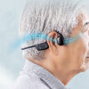 集音器（骨伝導・両耳・かんたん操作・左右音量調整・USB充電式・ノイズ除去・軽量・ワイヤレス・高齢者・敬老の日・プレゼント）