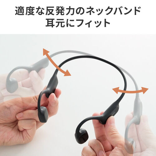 集音器（骨伝導・両耳・かんたん操作・左右音量調整・USB充電式・ノイズ除去・軽量・ワイヤレス・高齢者・敬老の日・プレゼント）
