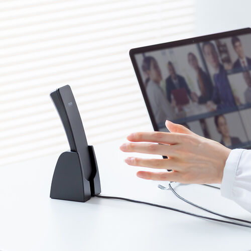 ハンドセット用スタンド（EZ4-HS053U/EZ4-HS054専用・ブラック）