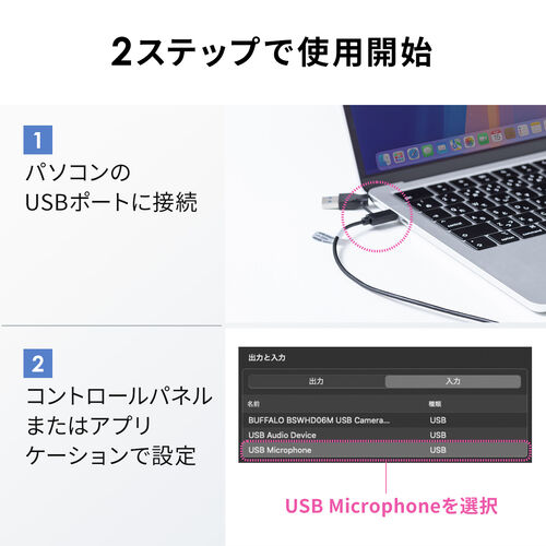 USBハンドセット(USB受話器・音量調節可能・Zoom/ Microsoft Teams/Google Meet・Windows/Mac・軽量・ケーブル1.2ｍ・無（全）指向性）