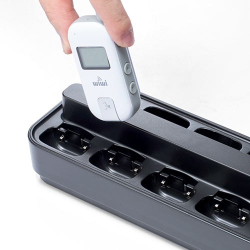 400-HSGS002専用充電ステーション（ツアーガイド充電クレードル・10台用）